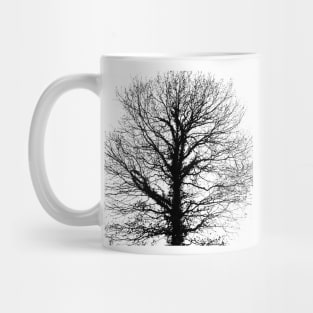 Black tree Mug
